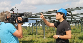 Solar Speichertechnik Forschuing am Forschungszentrum Jülich mit Cristiano. Foto: Jasmin Welker