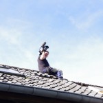 Sacha Kirchberger auf dem Dachfist. Foto: Stephanie Pletsch