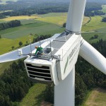 Eine von mehr als 50 Windenergieanlagen der NATURSTROM AG
