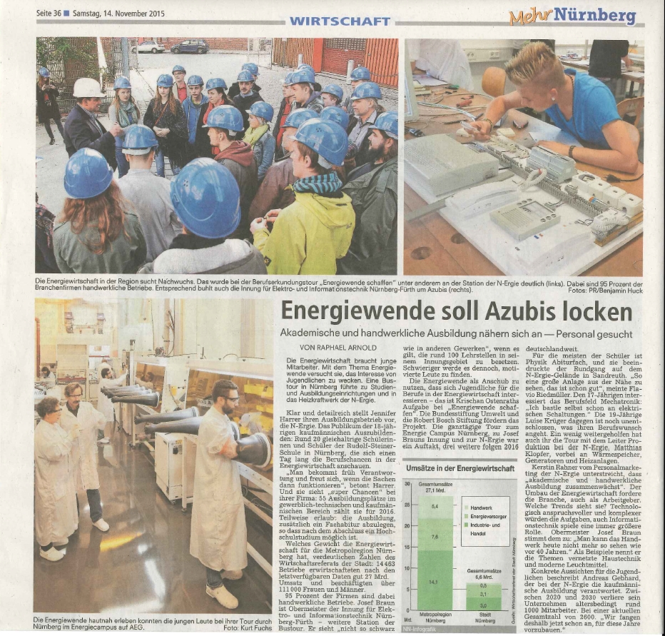 Artikel in den Nürnberger Nachrichten